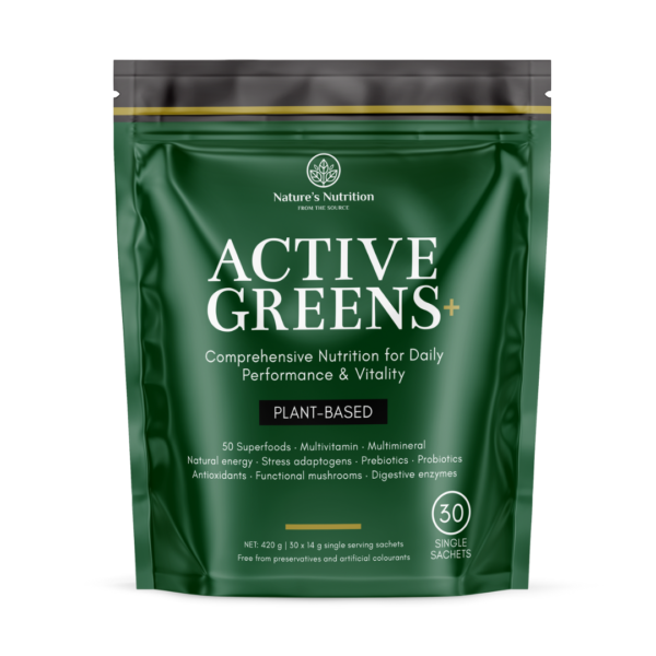 Natures Nutrition - Active Greens Pouch (30 sachets x 14 g)